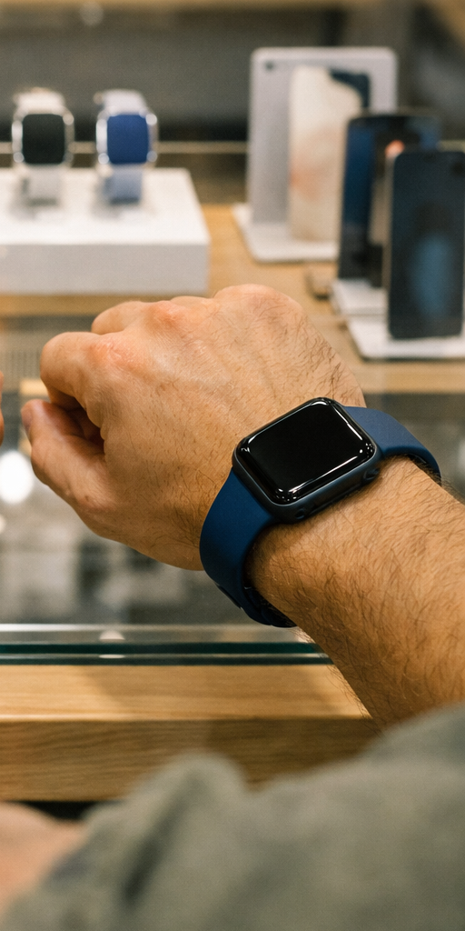 Smartwatch blu — eleganza